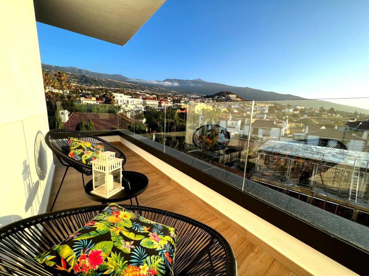 Lujoso Apartamento Completo, Piscina, Terraza Con Vistas Al Teide Puerto de la Cruz  Exterior foto
