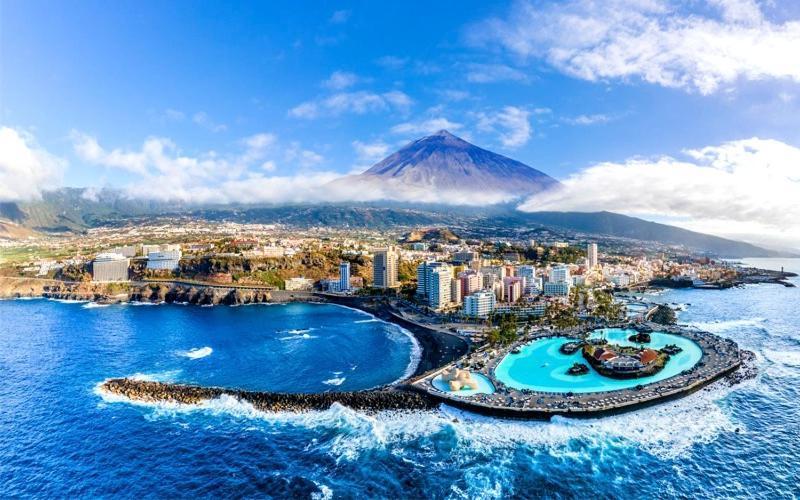 Lujoso Apartamento Completo, Piscina, Terraza Con Vistas Al Teide Puerto de la Cruz  Exterior foto