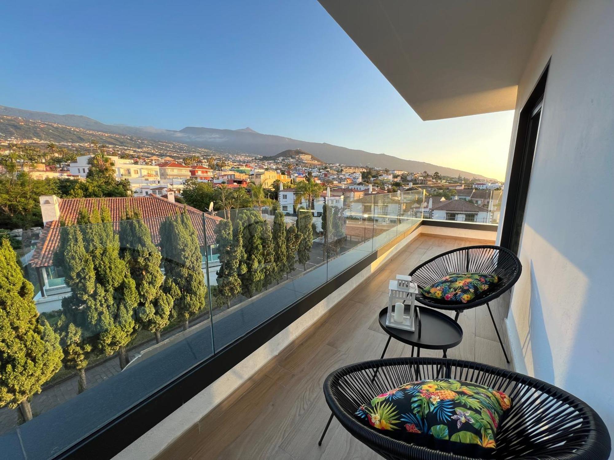 Lujoso Apartamento Completo, Piscina, Terraza Con Vistas Al Teide Puerto de la Cruz  Exterior foto